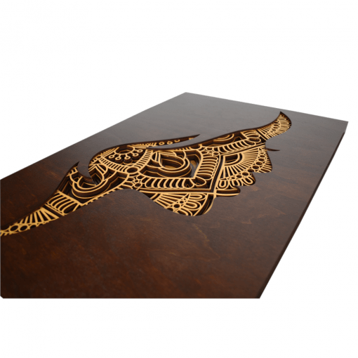 Tablou mandala din lemn – Femeia 40x50cm 2